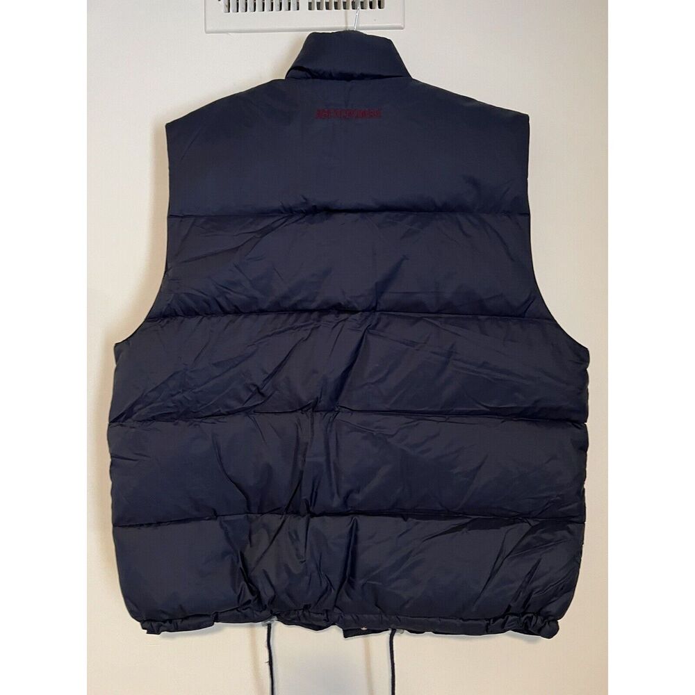 Abercrombie & Fitch Large Blue Vintage 1990’s Duck Down Sleeveless Puffer Vest - Picture 4 of 9